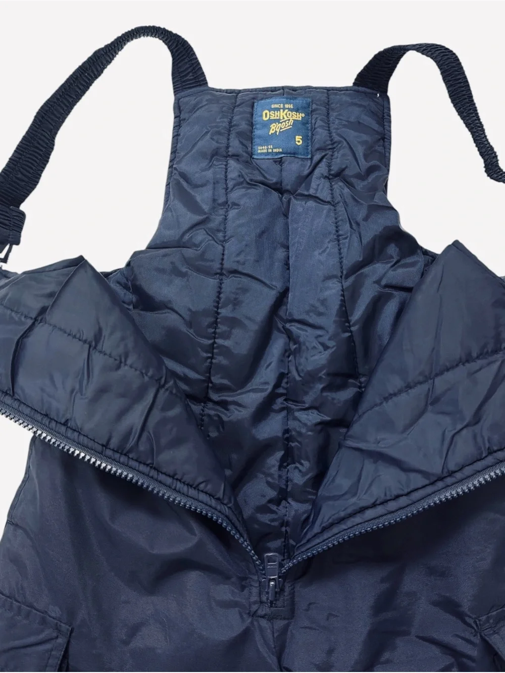 Oshkosh Snow Bibs Winter Insulated Ski Snow Pants Outdoor Navy Toddler Size 5